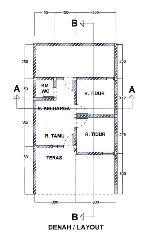 Layout Tipe 36